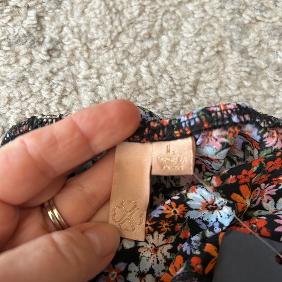 Honey & Sparkle Colorful Print Sleeveless Dress SZ Large NWT Backless Mini - Picture 3 of 9